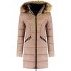Canadian Peak Akapeak Lady – Parka Longue Epaisse Chaude Femme Automne Hiver – Manteau Fin Capuche Fausse Fourure – Blouson Coupe Vent – Doudoune Elegante Femmes(Taupe)