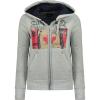 Canadian Peak Farlotteak Lady – Sweat Femme Capuche Poches Kangourou – Sweatshirt Femmes Manche Pull Casual Manches Longues Chaud(Gris_clair)
