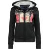 Canadian Peak Farlotteak Lady – Sweat Femme Capuche Poches Kangourou – Sweatshirt Femmes Manche Pull Casual Manches Longues Chaud(Noir)