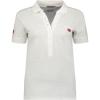 Geographical Norway Kelly Lady – Polo Coton Femme Col – Coupe Reguliere Manche Courte – T-Shirt Fit Respirant Classique Femme(Blanc)