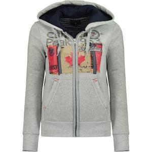 Canadian Peak Farlotteak Lady – Sweat Femme Capuche Poches Kangourou – Sweatshirt Femmes Manche Pull Casual Manches Longues Chaud(Gris_clair)