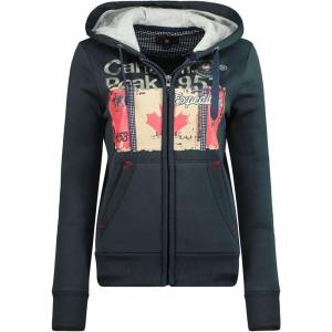 Canadian Peak Farlotteak Lady – Sweat Femme Capuche Poches Kangourou – Sweatshirt Femmes Manche Pull Casual Manches Longues Chaud(Marine)