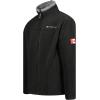 Canadian Peak Ultona Men – Polaire Epaisse Homme Chaude Fermeture Zip – Veste Sweats Hiver Chaud Hommes Doux – Sweat Doublure Longues Manches – Automne Hiver(Noir)