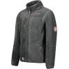 Canadian Peak Uploadeak Men – Polaire Epaisse Homme Chaude Fermeture Zip – Veste Sweats Hiver Chaud Hommes Doux – Sweat Doublure Longues Manches – Automne Hiver(Gris Fonce)