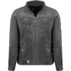 Canadian Peak Uploadeak Men – Polaire Epaisse Homme Chaude Fermeture Zip – Veste Sweats Hiver Chaud Hommes Doux – Sweat Doublure Longues Manches – Automne Hiver(Gris Fonce)