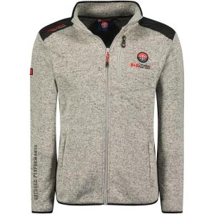 Canadian Peak Tavideak Men – Polaire Epaisse Homme Chaude Fermeture Zip – Veste Sweats Hiver Chaud Hommes Doux – Sweat Doublure Longues Manches – Automne Hiver(Gris Clair)