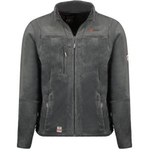 Canadian Peak Uploadeak Men – Polaire Epaisse Homme Chaude Fermeture Zip – Veste Sweats Hiver Chaud Hommes Doux – Sweat Doublure Longues Manches – Automne Hiver(Gris Fonce)