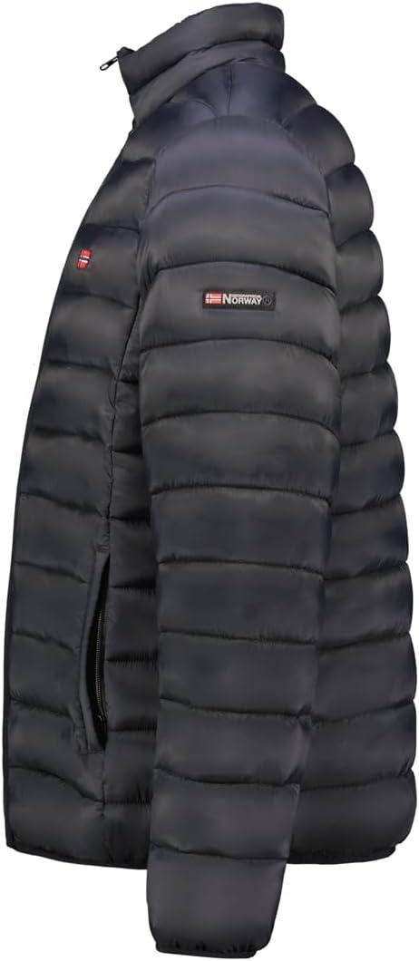 image:imageGeographical Norway Amigolor Men Basic Doudoune Chaude Matelassee Homme Automne Hiver Veste Manteau Chaud Blouson Coupe Vent Manches Longues Rembourrage HommesNoir