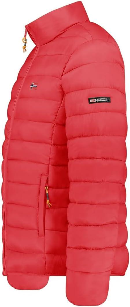image:imageGeographical Norway Amigolor Men Basic Doudoune Chaude Matelassee Homme Automne Hiver Veste Manteau Chaud Blouson Coupe Vent Manches Longues Rembourrage HommesRouge