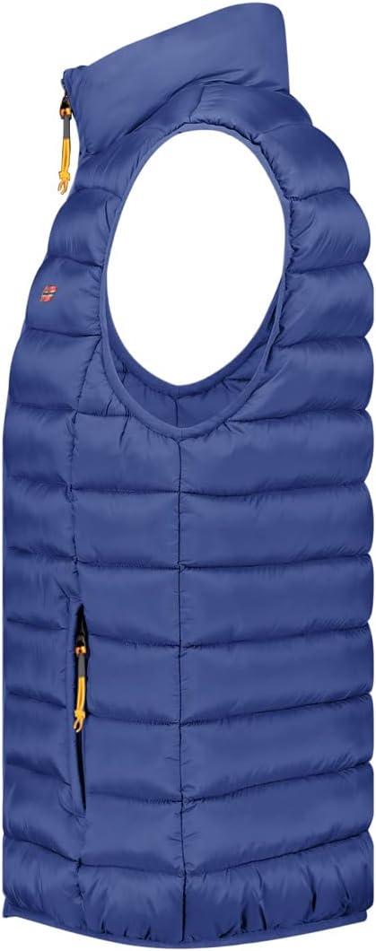 image:imageGeographical Norway Vamigolor Men Basic Gilet Homme Chaude Matelassee Sans MancheAutomne Hiver Printemps Ete Veste Manteau Chaud Doudoune Manches Courtes BlousonJean