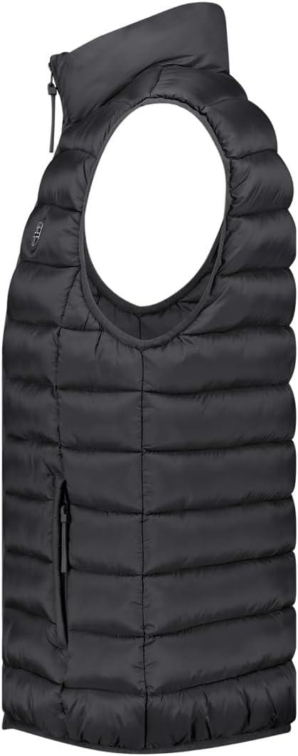 image:imageGeographical Norway Vamigotal Men Basic Gilet Homme Chaude Matelassee Sans MancheAutomne Hiver Printemps Ete Veste Manteau Chaud Doudoune Manches Courtes BlousonNoir