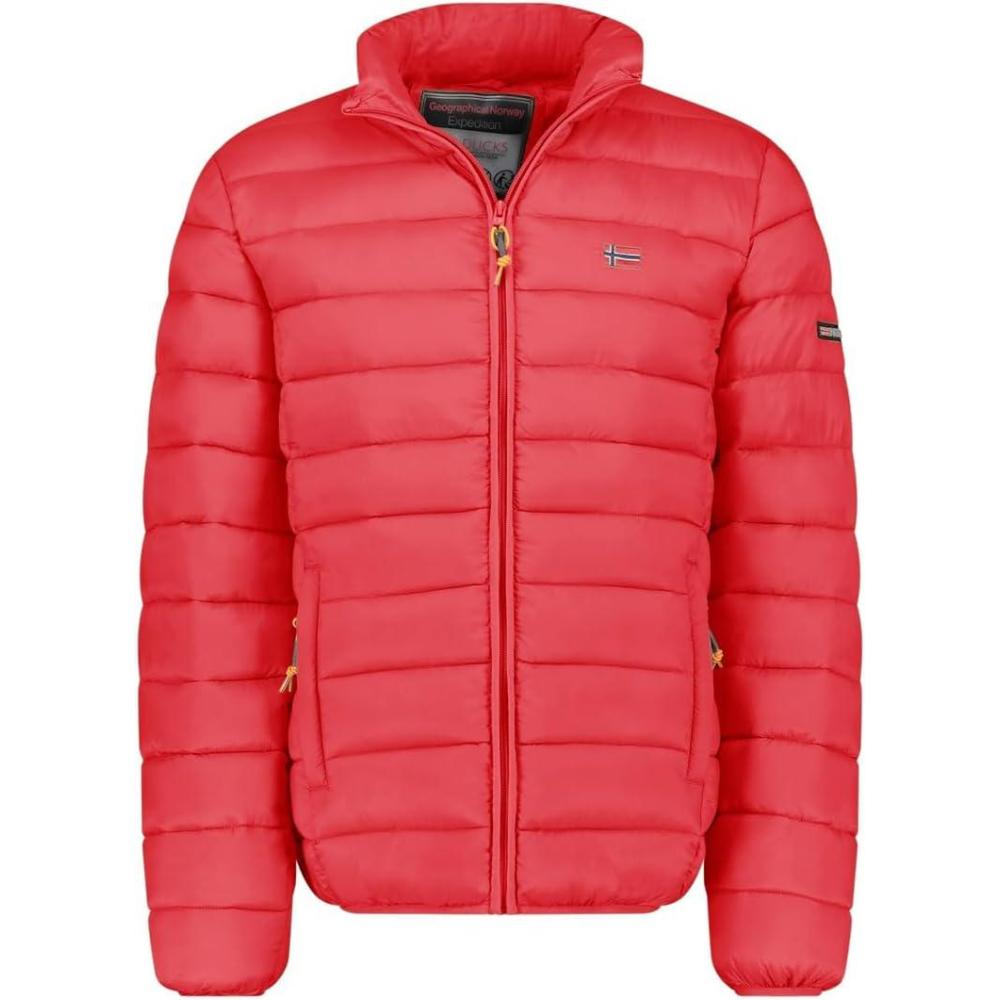 image:imageGeographical Norway Amigolor Men Basic Doudoune Chaude Matelassee Homme Automne Hiver Veste Manteau Chaud Blouson Coupe Vent Manches Longues Rembourrage HommesRouge