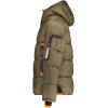 GEO NORWAY Calix Men – Doudoune Matelassée Homme Veste Manteau Chaud Doublure Hiver Hommes – Blouson Coupe Vent Manches Longues(Kaki)
