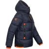 GEO NORWAY Calix Men – Doudoune Matelassée Homme Veste Manteau Chaud Doublure Hiver Hommes – Blouson Coupe Vent Manches Longues(Marine)