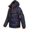 GEO NORWAY Calix Men – Doudoune Matelassée Homme Veste Manteau Chaud Doublure Hiver Hommes – Blouson Coupe Vent Manches Longues(Marine)