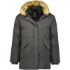 Canadian Peak Bagweak Men – Doudoune Homme Capuche – Chaude Matelassee Automne Hiver – Veste Manteau Chaud – Blouson Ski Coupe Vent Manches Longues Rembourrage – Parka Hommes(Gris Fonce)