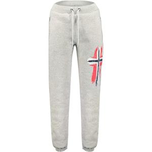 Geo Norway Matuvu Men – Pantalon Jogging Hommes Mode – Pantalons Training Sport Entrainement Confortable Elastique Taille – Survêtement Homme Casual Poches Coton Polyester(Gris)