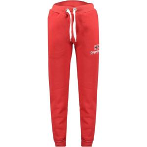 Geo Norway Max Men – Pantalon Jogging Hommes Mode – Pantalons Training Sport Entrainement Confortable Elastique Taille – Survêtement Homme Casual Poches Coton Polyester(Rouge)