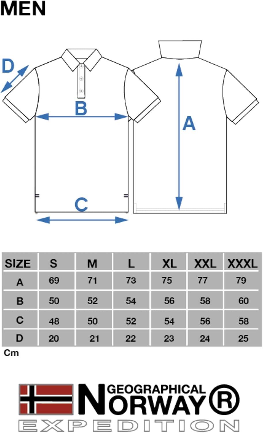 image:imageGeographical Norway Kalvin Men Polo Homme Imprim Classique Coton Manches Courtes Dcontract Col Bouton Casual Shirt Tops Regular Fit Style ClassicRouge